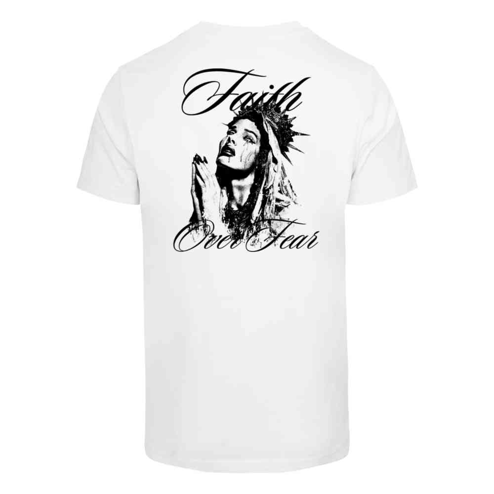 Mister Tee - Faith In Mary Heren Tshirt - Wit